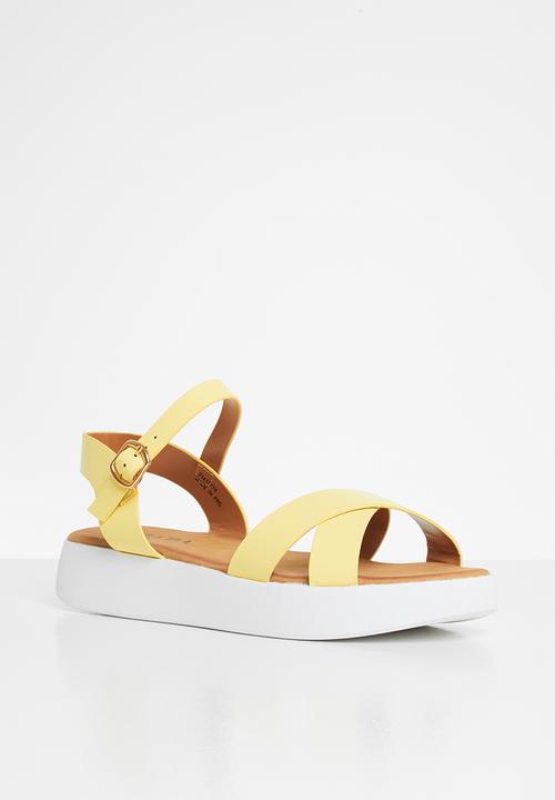Jada - Flatform sandal - yellow