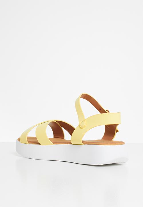 Jada - Flatform sandal - yellow