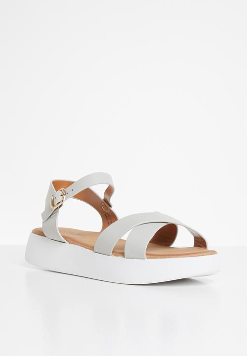 Jada - Flatform sandal - grey