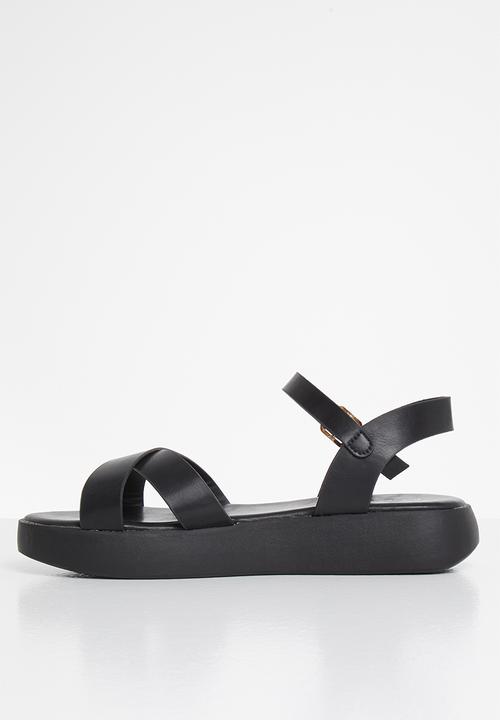Jada - Flatform sandal - black