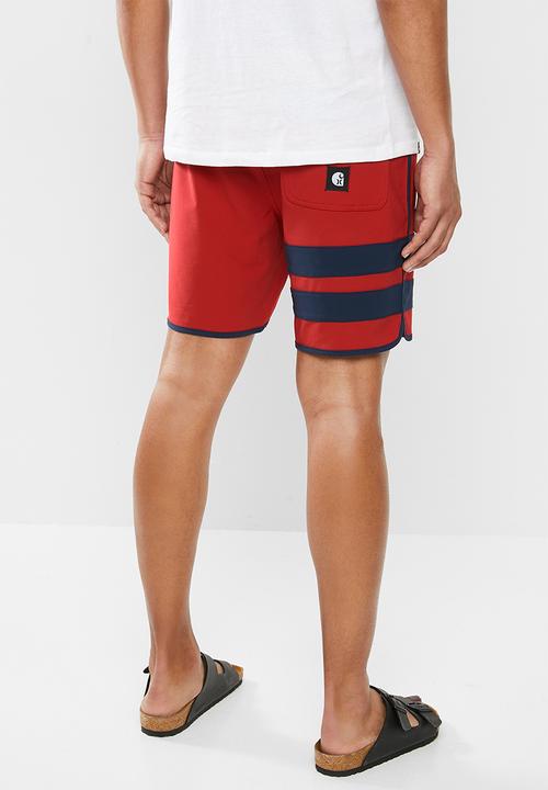 Hurley - Phtm carhartt built short - red & navy