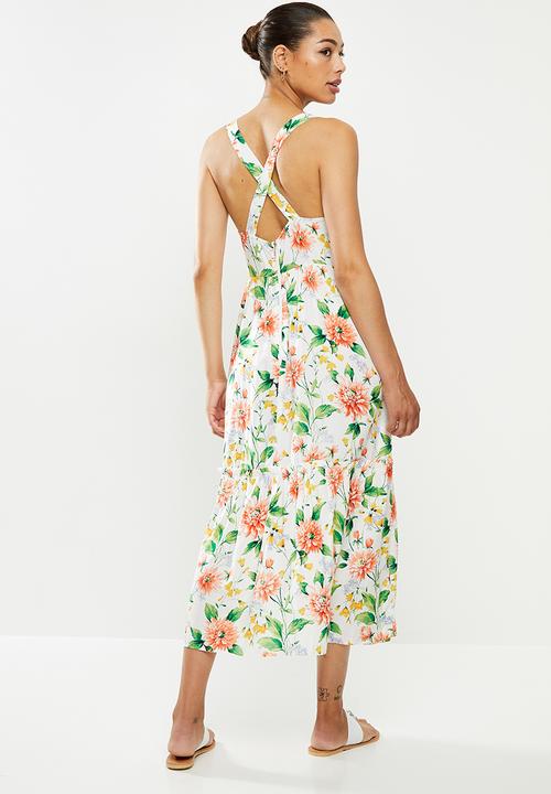 MILLA - Printed tiered dress - multi