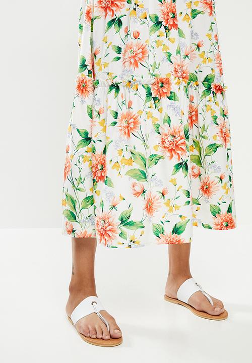 MILLA - Printed tiered dress - multi