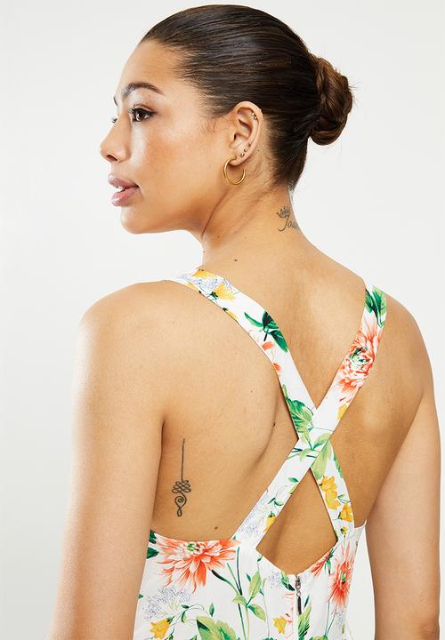 MILLA - Printed tiered dress - multi