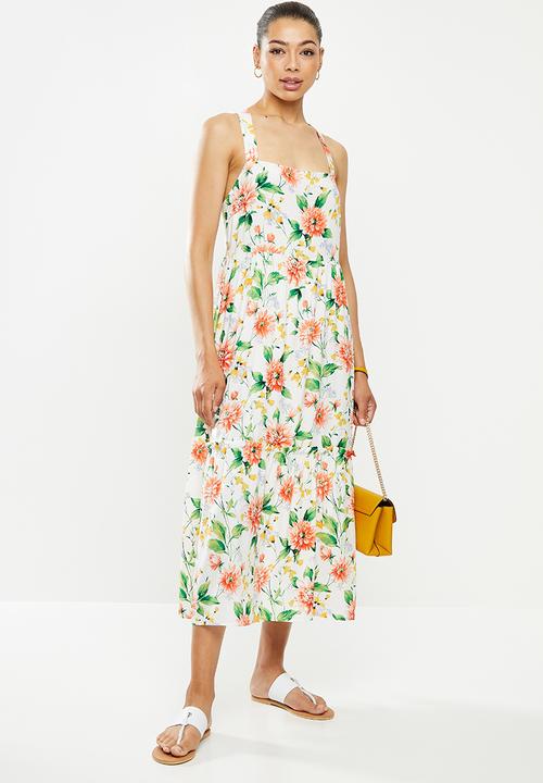 MILLA - Printed tiered dress - multi