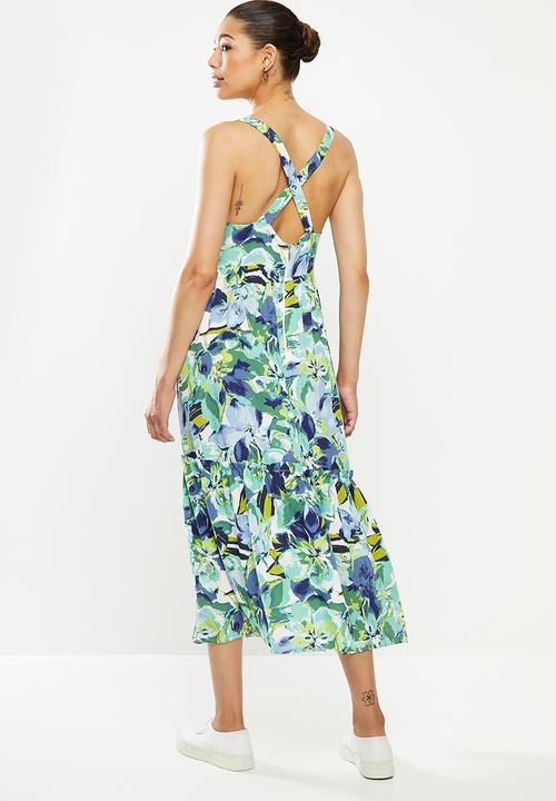 MILLA - Printed tiered dress - multi