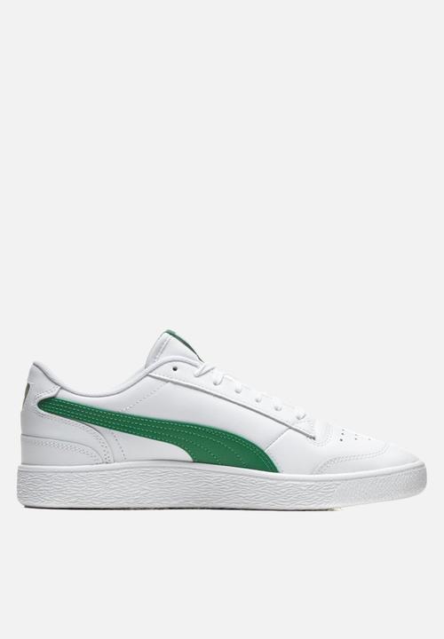 puma white amazon green