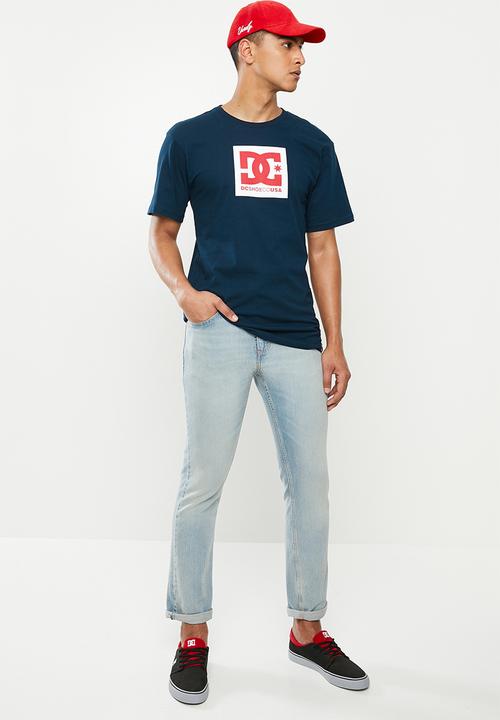 DC - Square star short sleeve tee - navy