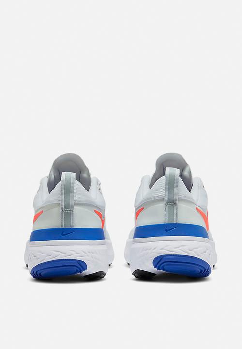 Nike - Nike react miler - cw1777-008 - pure platinum/bright crimson-racer blu