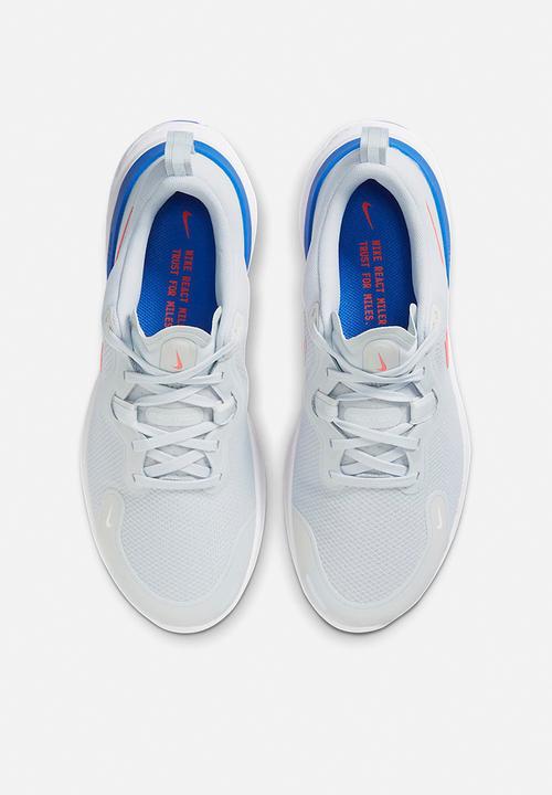 Nike - Nike react miler - cw1777-008 - pure platinum/bright crimson-racer blu