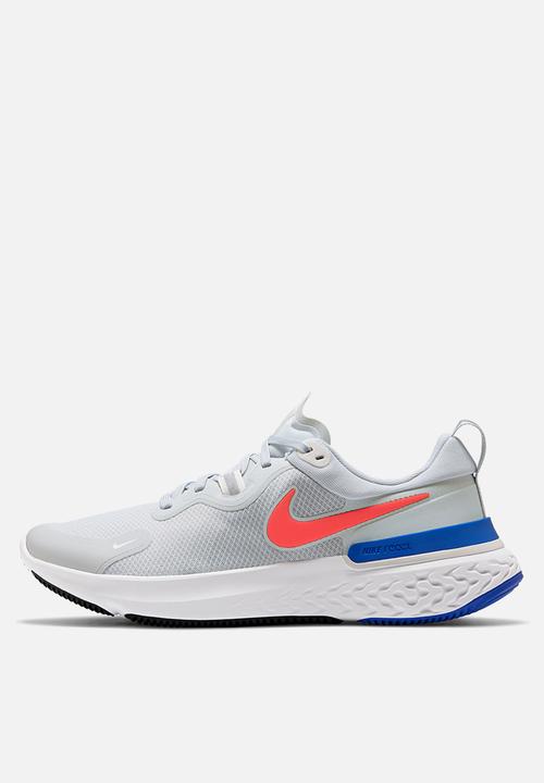 Nike - Nike react miler - cw1777-008 - pure platinum/bright crimson-racer blu