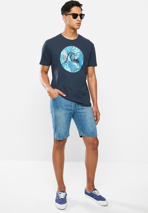 Quiksilver - Jungle bubble short sleeve tee - navy 