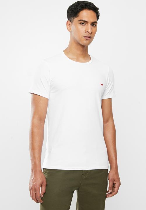 Diesel  - Randal crew neck short sleeve 3 pack tees - white