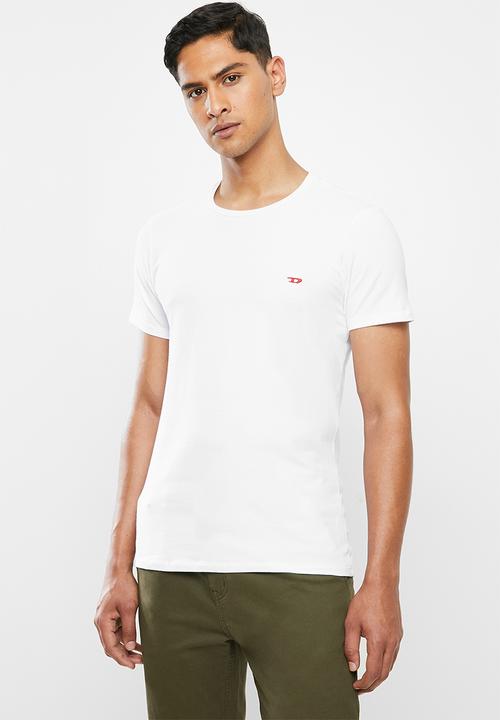 Diesel  - Randal crew neck short sleeve 3 pack tees - white