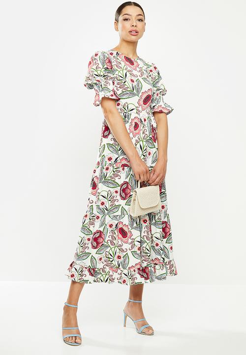 Glamorous - Floral midi - multi 