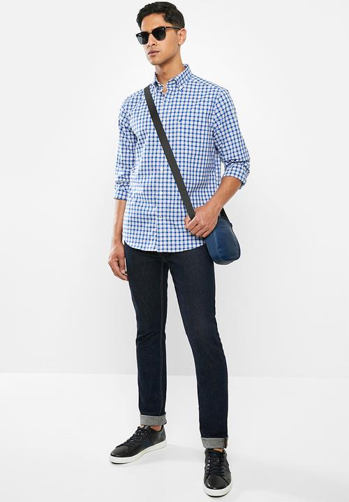 Nautica - Windsurf white plaid shirt - multi