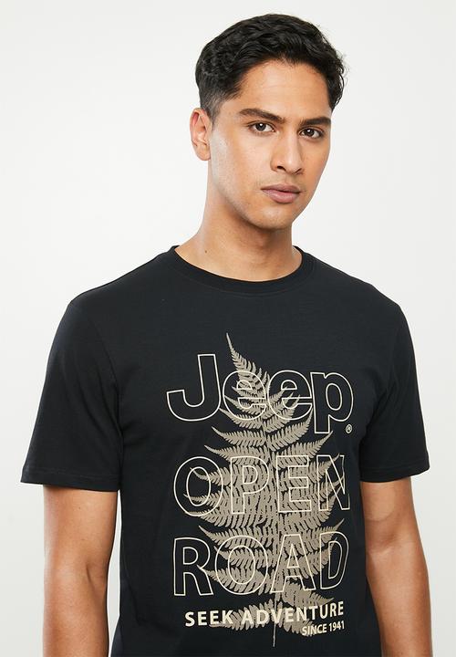 JEEP - Logo graphic tee - black