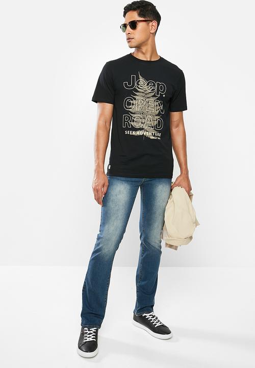 JEEP - Logo graphic tee - black