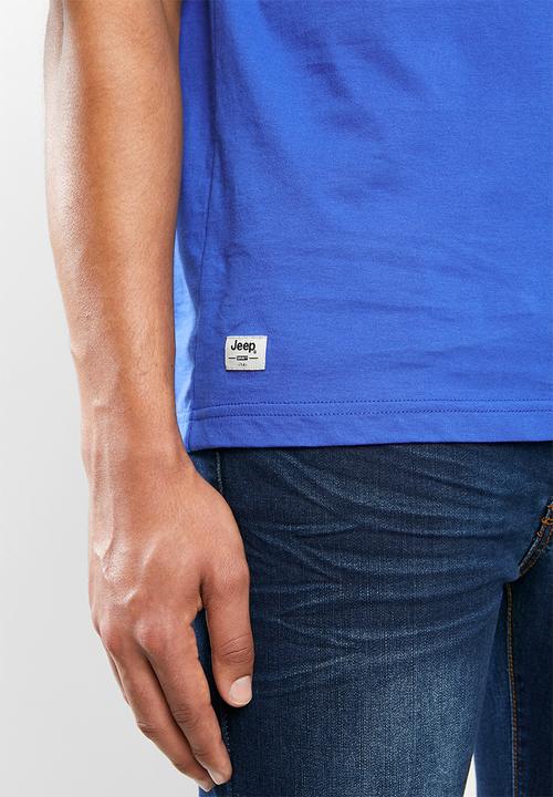 JEEP - Logo graphic tee - blue