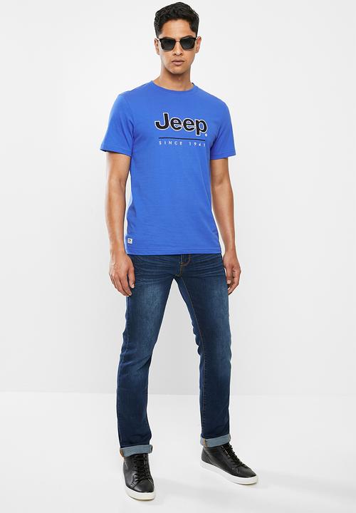JEEP - Logo graphic tee - blue