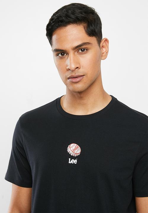 Lee  - Bottle lid tee - black