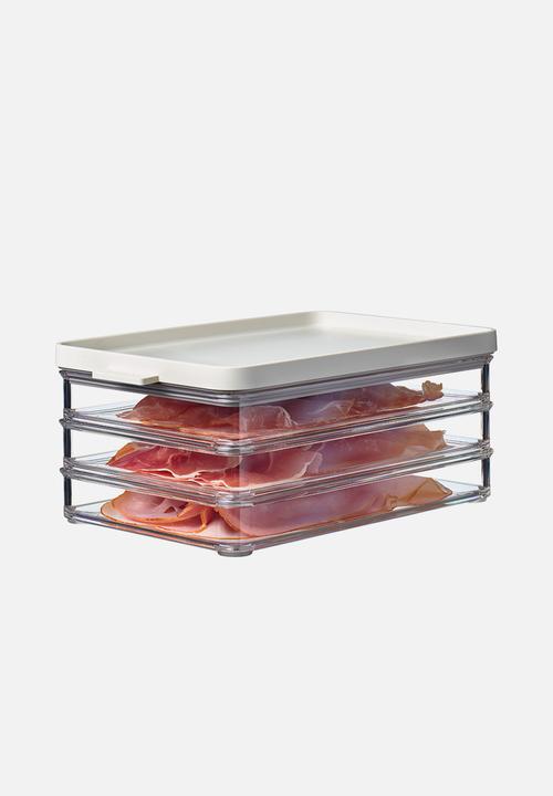 Mepal - Mepal omnia meat cuts trio fridge box - nordic white