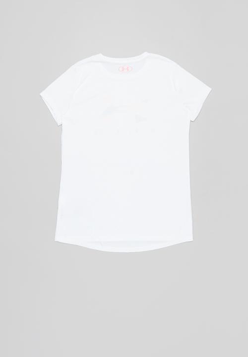 Under Armour - Tech graphic big logo short sleeve T-shirt - white