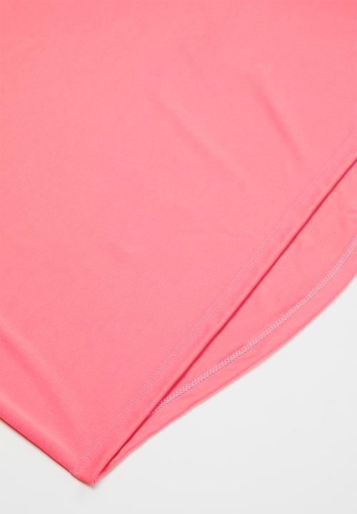 Under Armour - Tech graphic big logo short sleeve T-shirt - pink 
