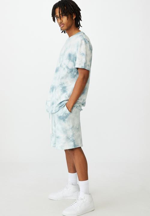 Factorie - Regular tie dye T-shirt - blue tie dye