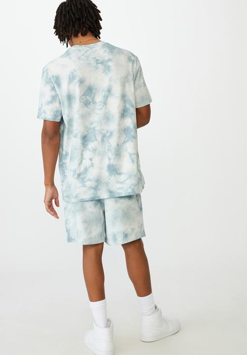 Factorie - Regular tie dye T-shirt - blue tie dye