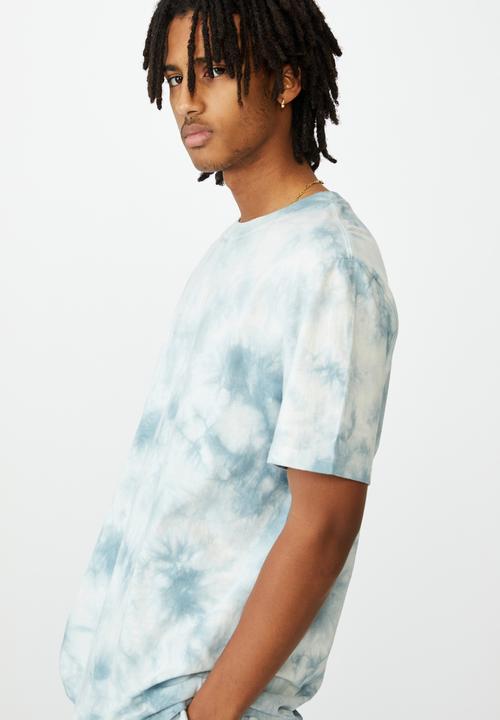 Factorie - Regular tie dye T-shirt - blue tie dye