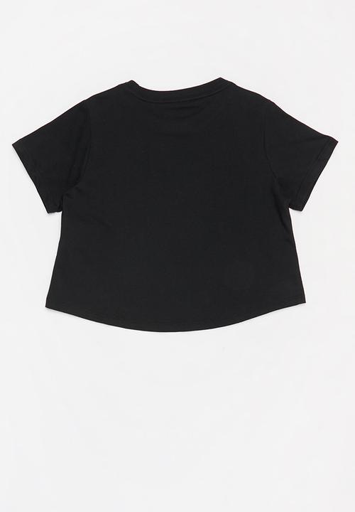 Nike - G nsw tee crop rtlp - black & gold