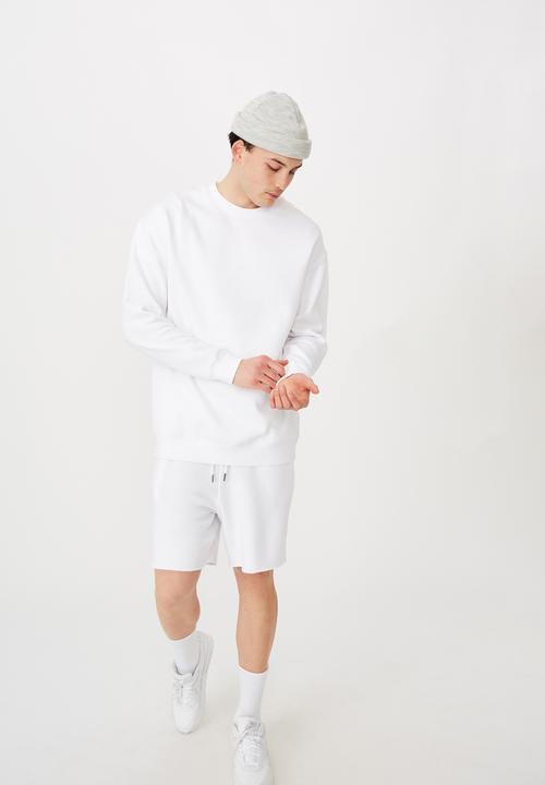 Factorie - Oversized crew - white
