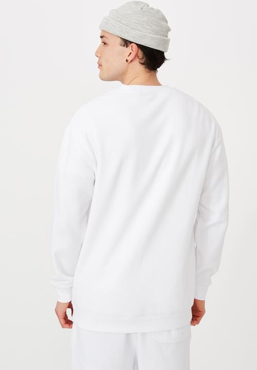 Factorie - Oversized crew - white