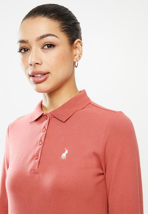 POLO - Kathy short sleeve stretch golfer dress -pink