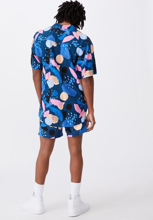 Factorie - Resort shirt - navy shapes