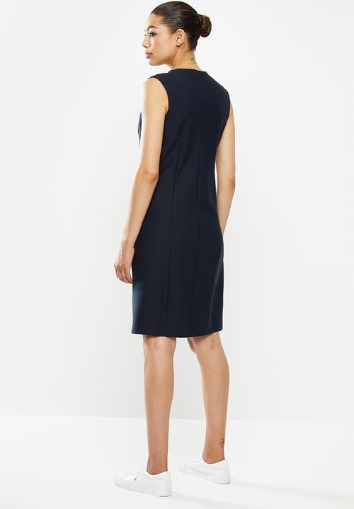 POLO - Excl sleeveless dress inseam pocket - navy