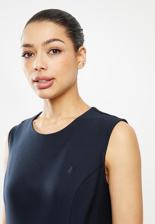 POLO - Excl sleeveless dress inseam pocket - navy