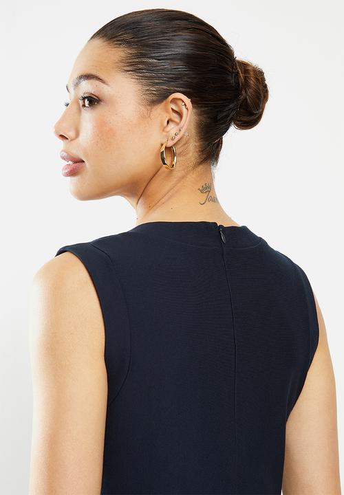 POLO - Excl sleeveless bodycon dress -navy