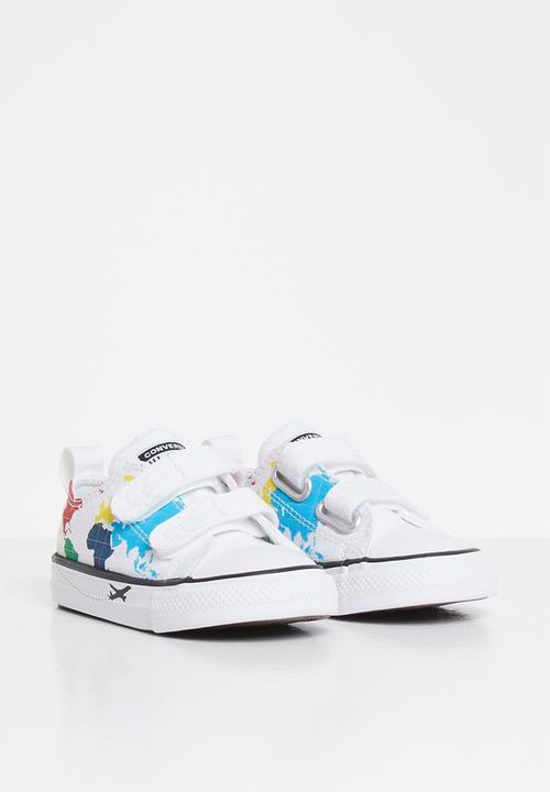 Converse - Converse worldwide geography class ox i - white