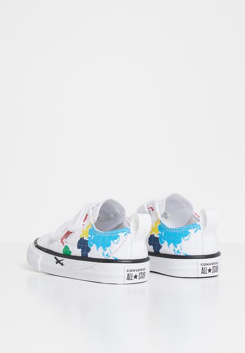 Converse - Converse worldwide geography class ox i - white