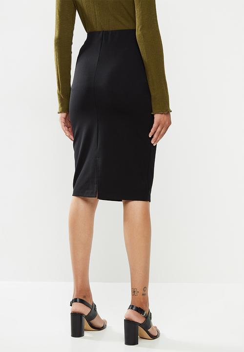 POLO - Caty stretch skirt -black