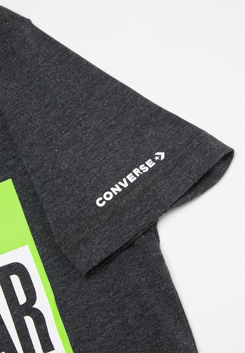 Converse - License plate tee - grey 