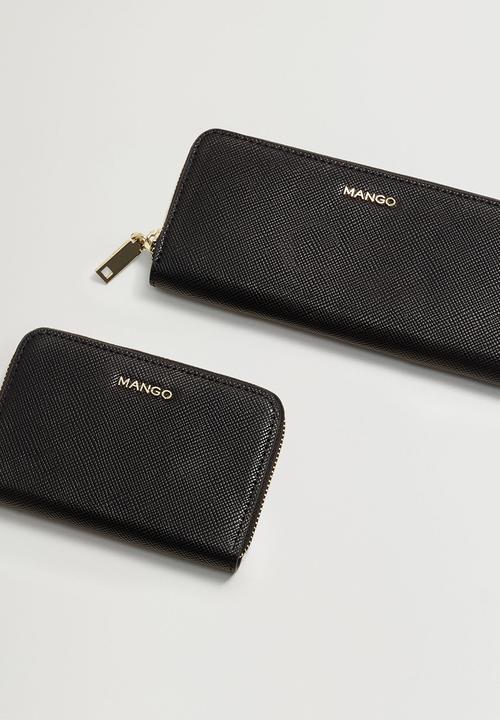 MANGO - Purse mch brais  - black
