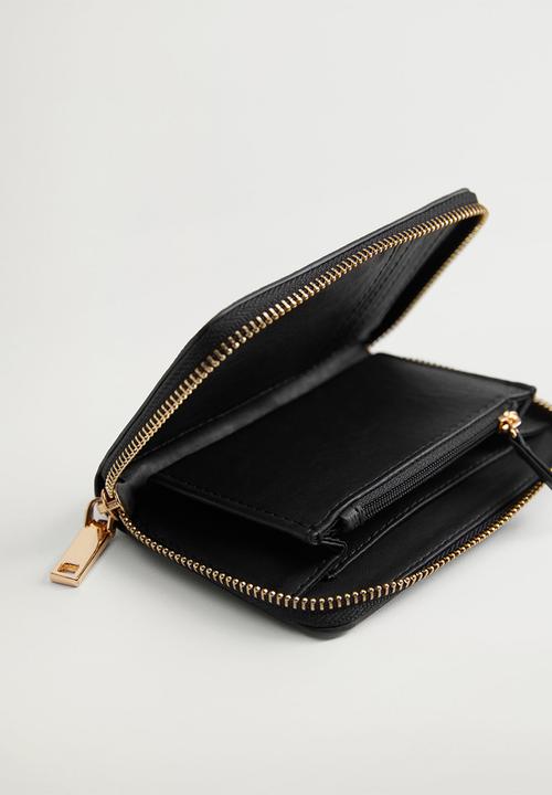 MANGO - Purse mch brais  - black
