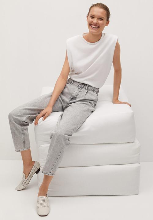 MANGO - Jeans corinna - grey