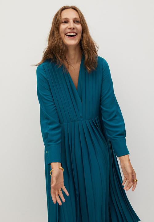 MANGO - Dress lali - blue