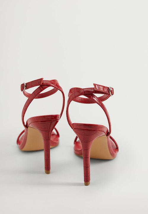 MANGO - Lali heel - red