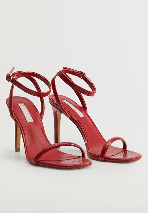 MANGO - Lali heel - red