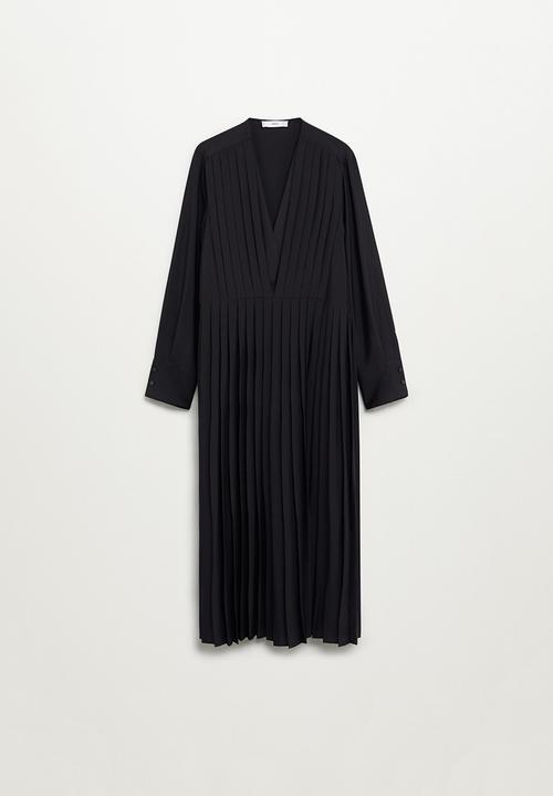 MANGO - Dress lali - black